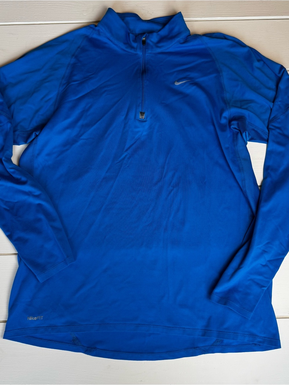 Nike Dri-FIT Blue Half-Zip Pullover